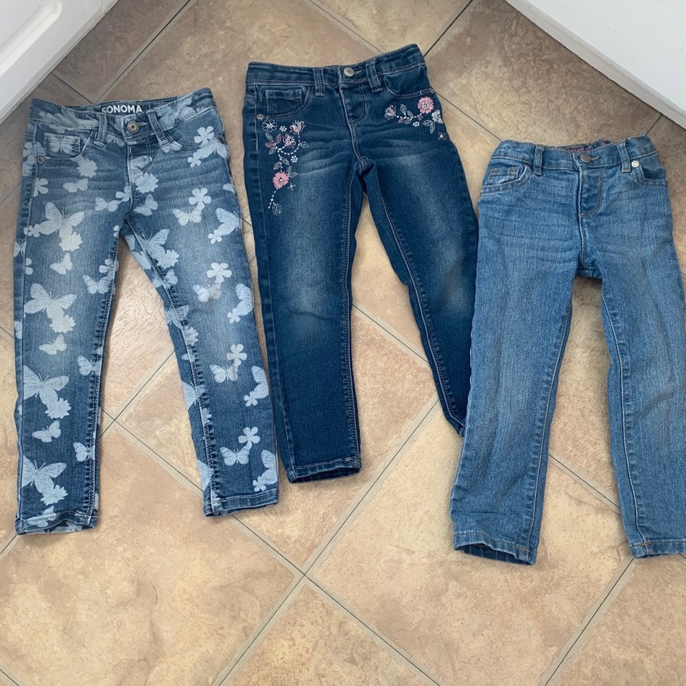 Bundle of girls jeans